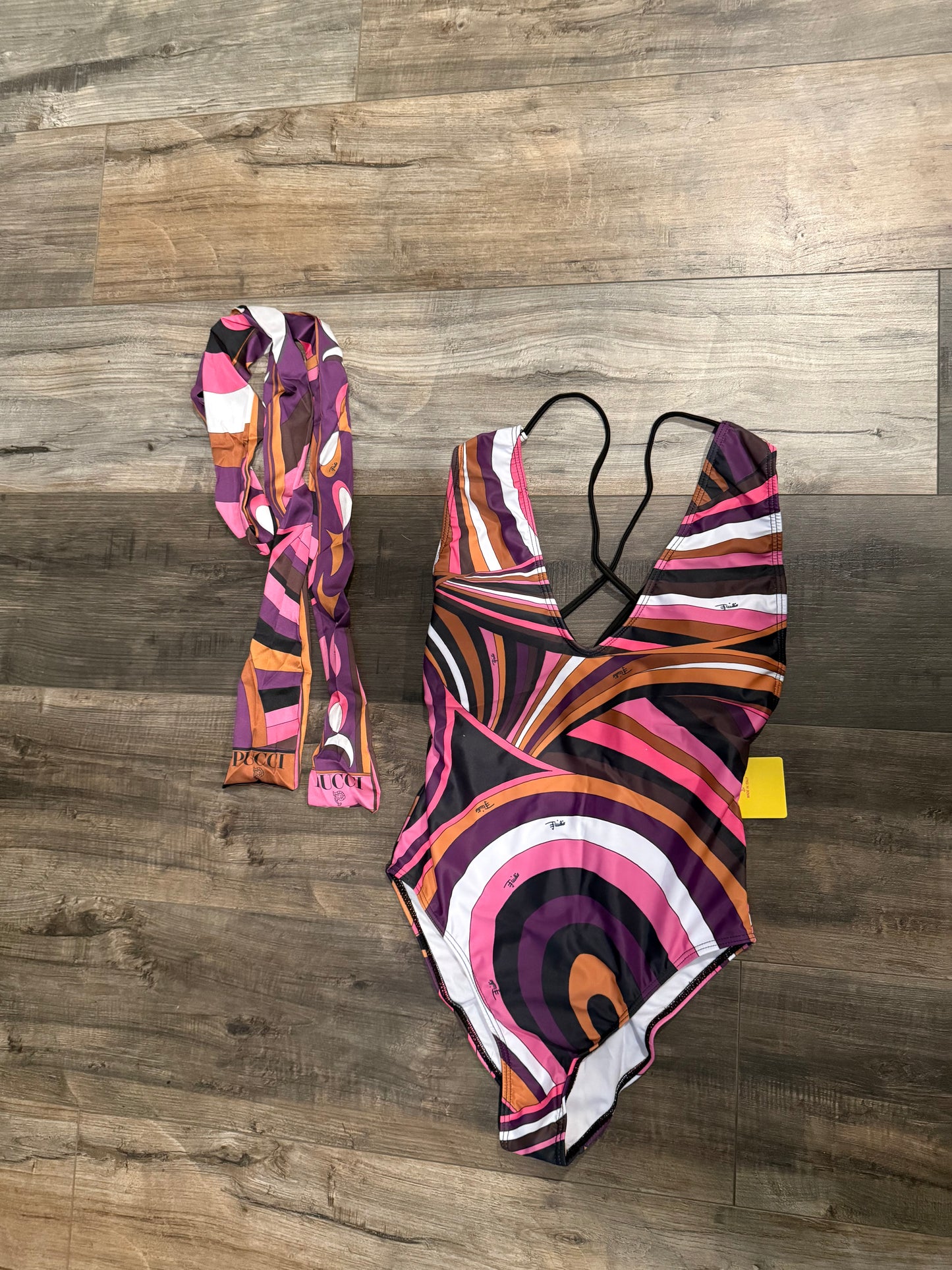 Purple Pucci One piece Set & Scarf