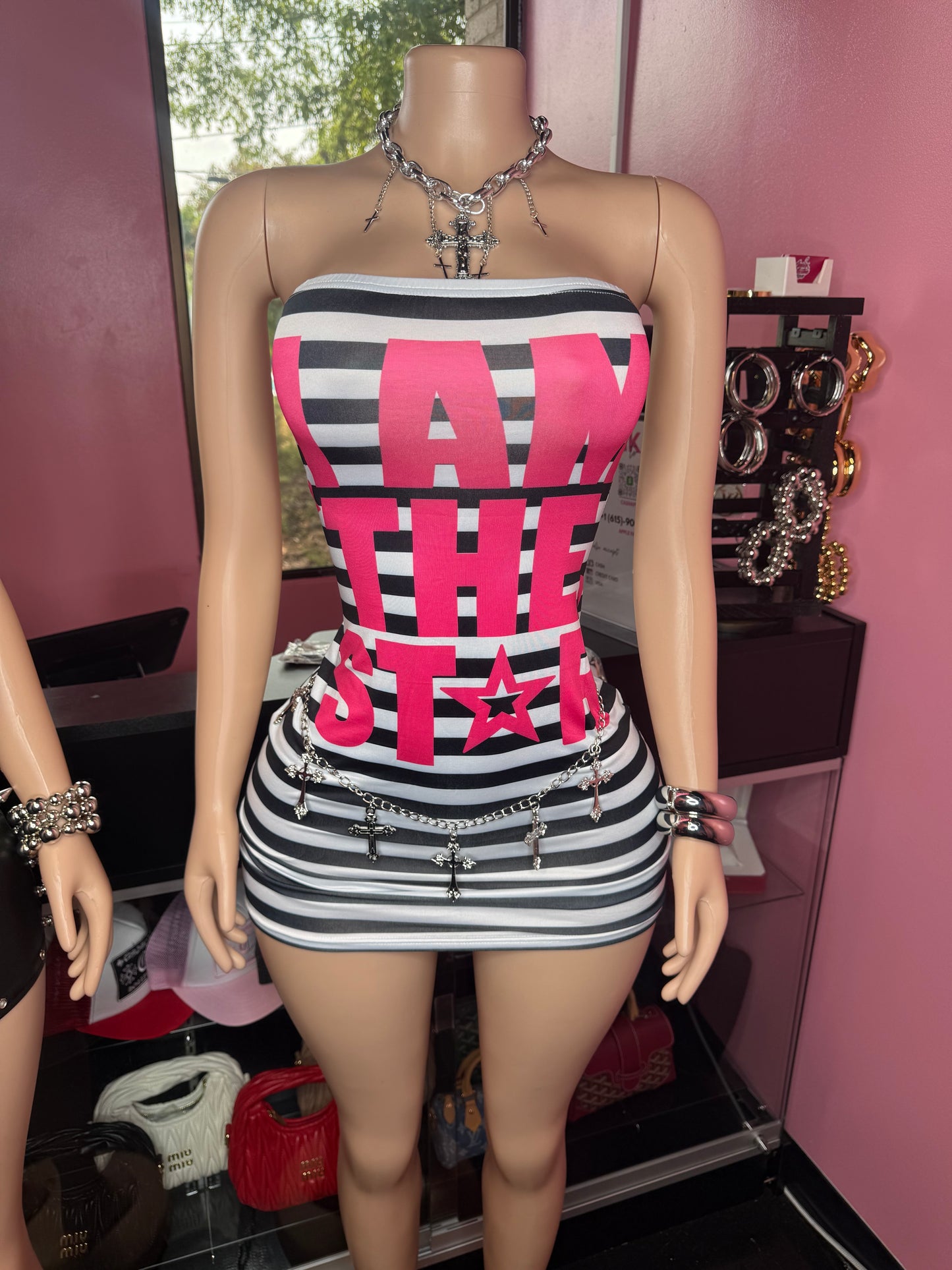 “I Am The Star Tube Dress”