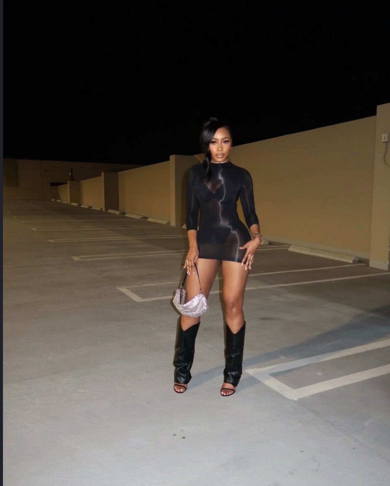"Liquid Midnight Dress"