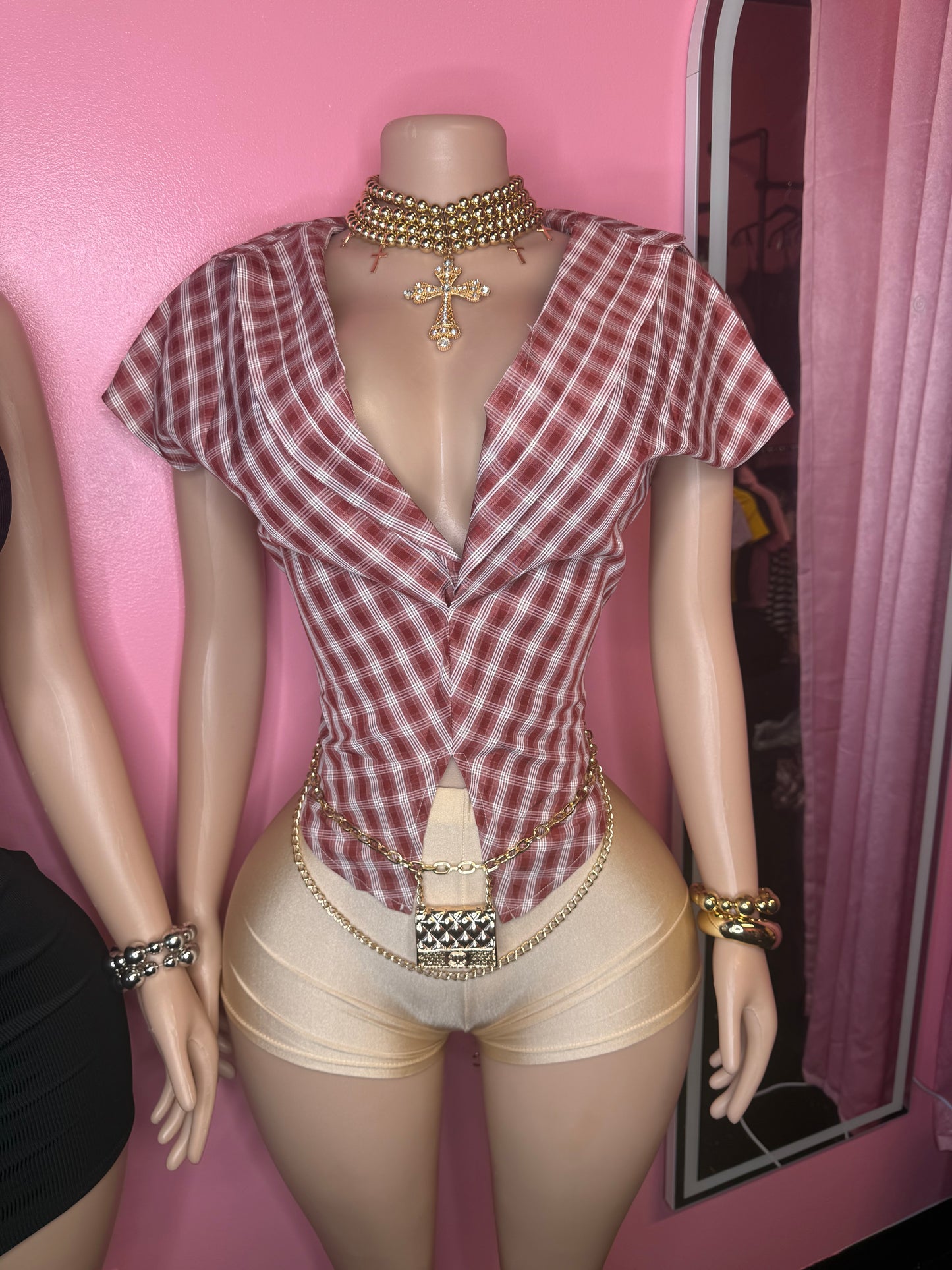 "Plaid Behavior” Two Piece Set