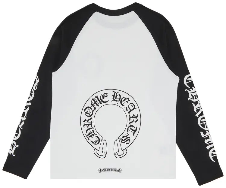 "Horseshoe 3/4 Chrome Tee" Unisex