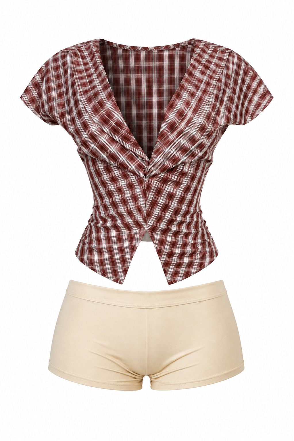 "Plaid Behavior” Two Piece Set