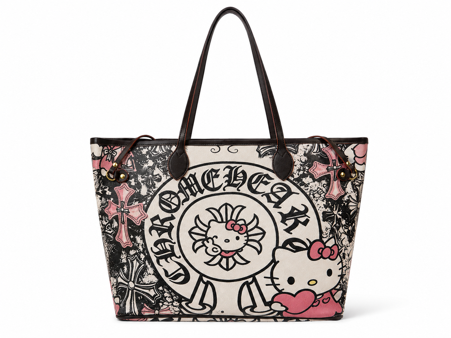 “Chrome Hearts × Hello Kitty Tote Bag”