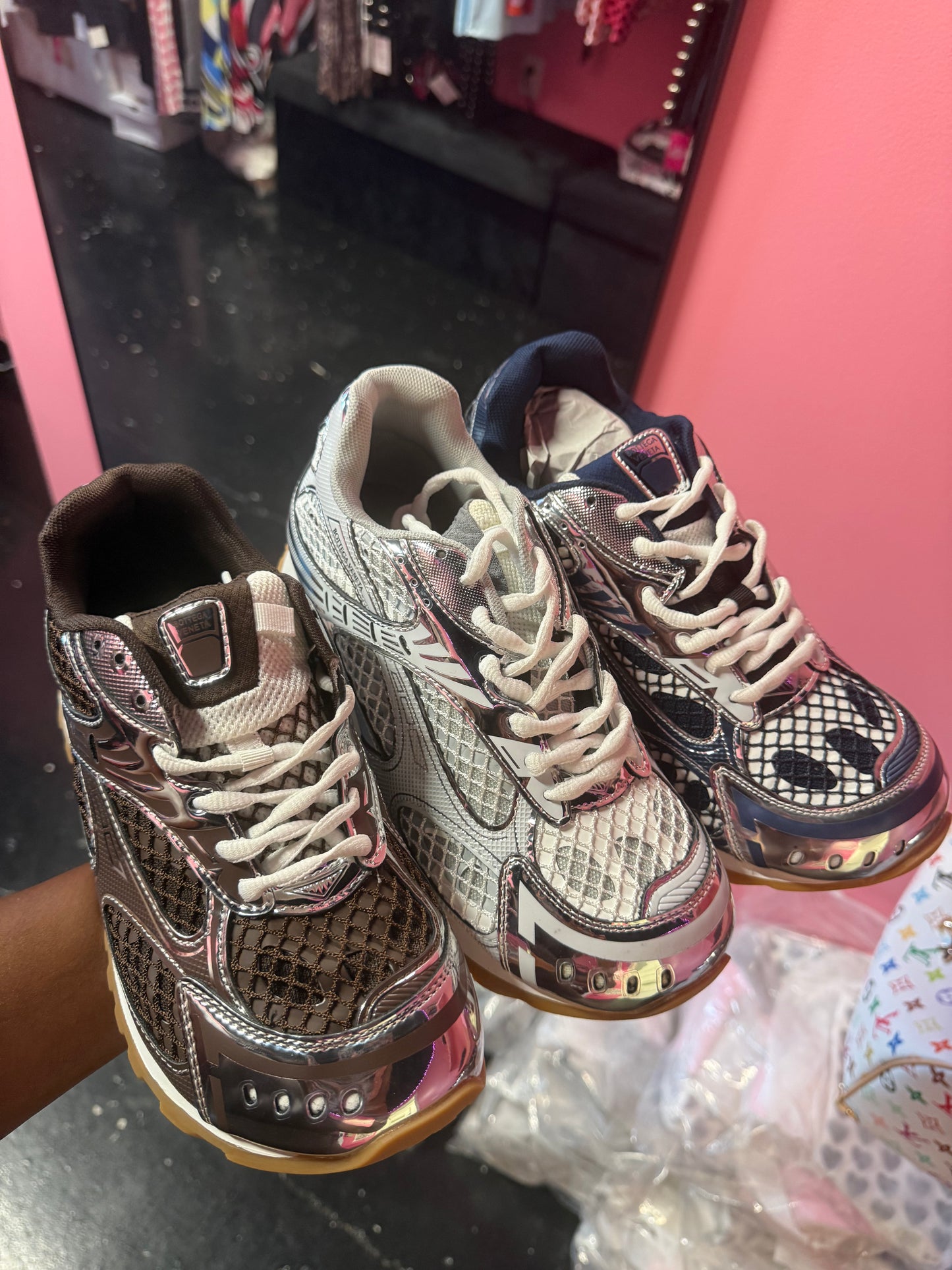 Bottega sneakers (On Hand NO BOX)