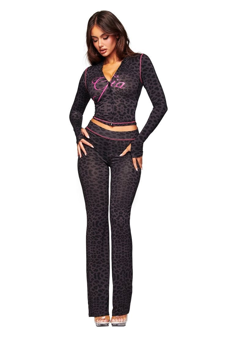 "Black Leopard Gia Set"