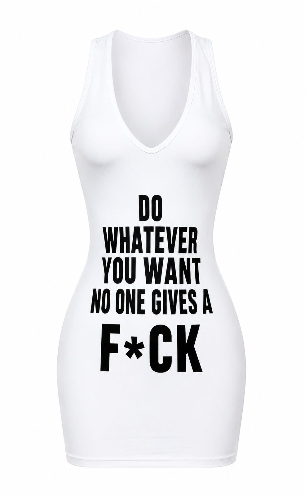“Zero F’s Given Mini Dress”