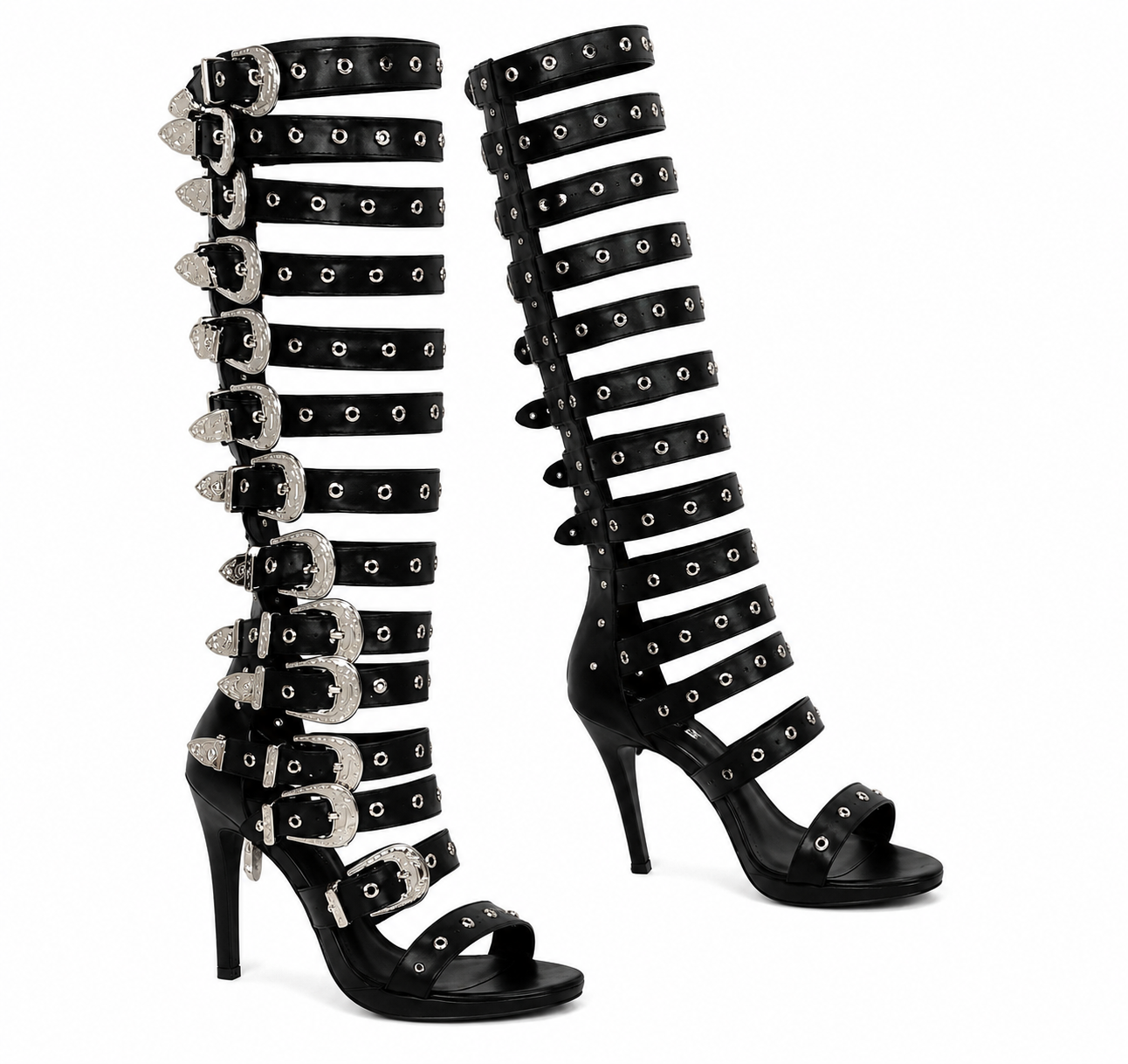 “Danger Zone Gladiator Heels”