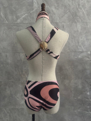 "Light Pink Pucci Swirl One Piece"