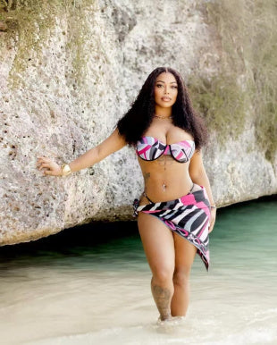 "Pink Abstract Pucci Swimsuit"